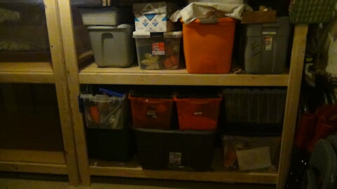 Basement Storage Shelves