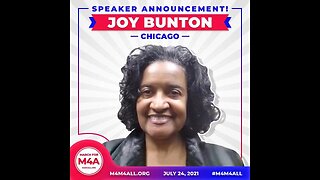 Chicago #M4M4ALL Rally Organizer Joy Bunton
