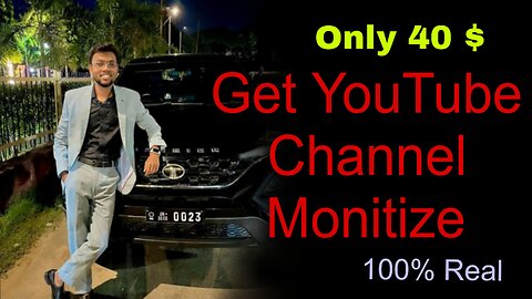 ONLY 40$ / Get Your YouTube Channel Monitize/ 2023