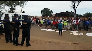 SOUTH AFRICA - Johannesburg - Ennerdale Protest (zfe)
