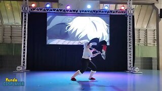 Apresentação Cosplay de Juuzou Suzuya do anime Tokyo Ghoul no 27º Campinas Anime Fest (2022)