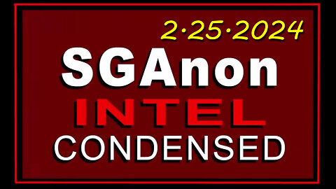 SG Anon SCARE EVENT - White Hat Intel Feb 25, 2024