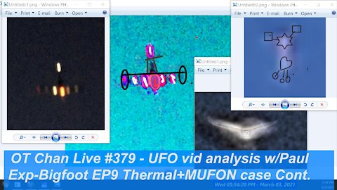Pauls UFO video analysis and Topics - MUFON cases Continued - ReTry Part2 +TVEB ] - OT Chan Live-379