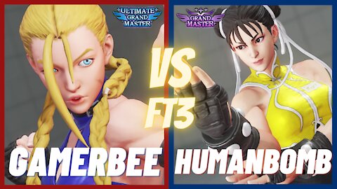 SFV 🌟 Gamerbee (Cammy) vs Humanbomb (Chun Li) FT3 🌟 SF5