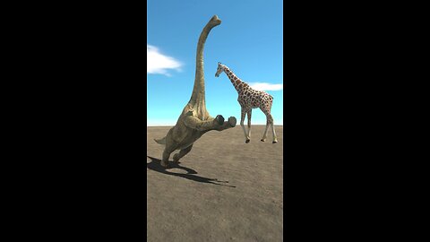 Brachiosaurus vs Giraffe