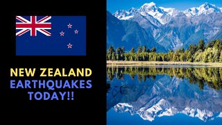 New Zealand Earthquakes Today, 62 Earthquakes In One Day