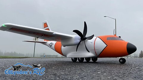 Foggy & Wet Maiden Flight Review With The E-flite EC-1500 Twin 1.5m BNF Basic Cargo Plane