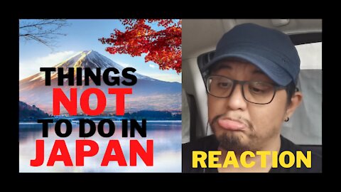 Reaction to the video Things not to do in Japan