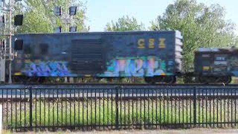 CSX X560 Manifest Mixed Freight Train from Fostoria, Ohio September 26, 2021