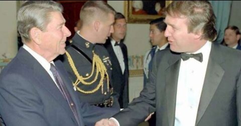 'Prophetic Picture' Worth A Thousand Words! President Reagan with future President Trump!