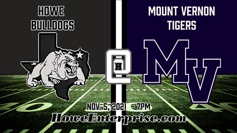 Howe Bulldogs at Mount Vernon Tigers, 11/5/2021