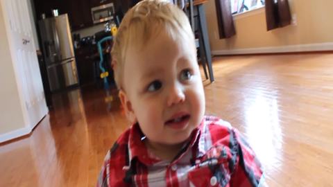 1-year-old Boy *REALLY* Believes He Is 6-years-old (LOL!)