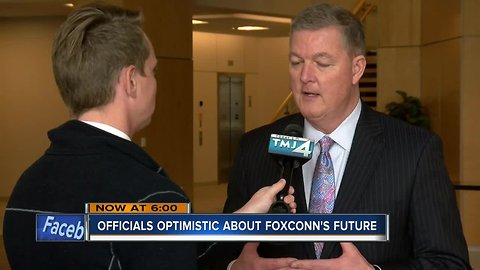 Officials optimistic about Foxconn's future