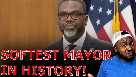 Chicago Mayor Brandon Johnson TRIGGERED After Reporters Call Black Teens Destroying The City A 'Mob'