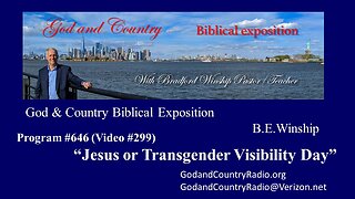 299 - Jesus or Transgender Visibility Day