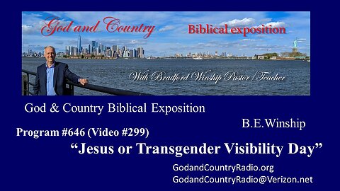 299 - Jesus or Transgender Visibility Day