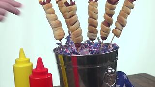 How to make hot dog sparklers