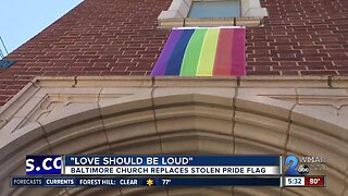 Baltimore church replaces stolen pride flag with permanent fixture