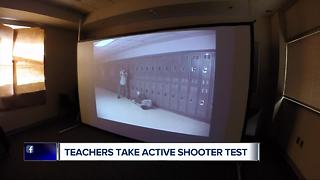 As nation debates arming teachers, three local educators participate in an active shooter drill
