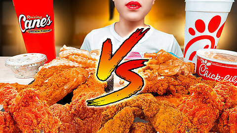 ASMR • Chick-fil-A vs. Raising Canes • Mukbang 먹방