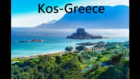 Kos, Greece Walk Tour Through: from Dolphin square to Eleftherias Central Square