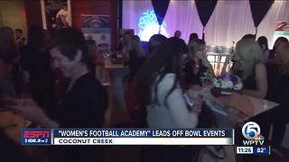 Boca Raton Bowl's "Women's Football Academy"