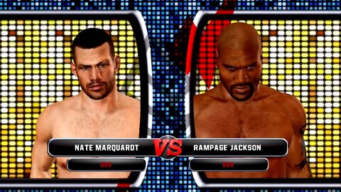 UFC Undisputed 3 Gameplay Rampage Jackson vs Nate Marquardt (Pride)