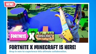 Fortnite X Minecraft - Gameplay [2019]