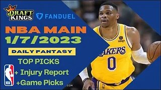 Dreams Top Picks NBA DFS Today Main Slate 1/7/23 Daily Fantasy Sports Strategy DraftKings FanDuel