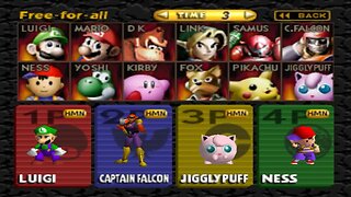 Super Smash Bros. 64 - How To Unlock All Characters