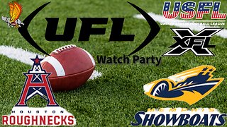 Live UFL Week 10: Houston Roughnecks vs. Memphis Showboats | AI-Powered Interactive Commentary!
