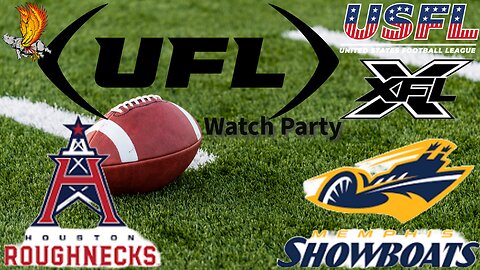 Live UFL Week 10: Houston Roughnecks vs. Memphis Showboats | AI-Powered Interactive Commentary!