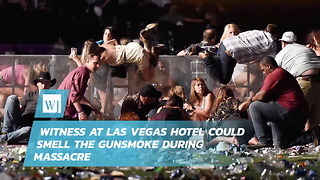 Witness At Las Vegas Hotel Could Smell The Gunsmoke During Massacre