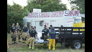 Waialua structure fire sparks brush fire