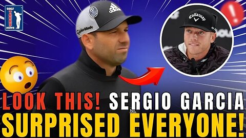 💥 EXPLODED ON THE WEB! SERGIO GARCIA SHAKES THE FANS! 🚨 GOLF NEWS!