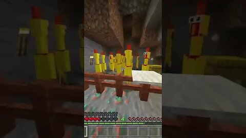 MINECRAFT BUT RUBBER CHICKENS #shorts