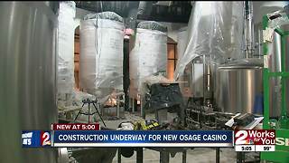 Construction underway for new Osage casino