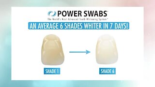 How to get a sparkling smile with Power Swabs!