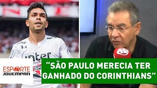 "São Paulo merecia ter ganhado do Corinthians", diz Flavio Prado