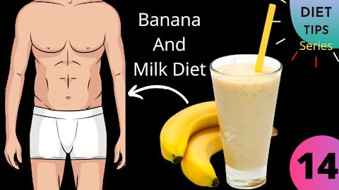 Amazing Benefits Of Banana And Milk Diet | Diet Tips Series | Video no-14 | HEALTH ZONE