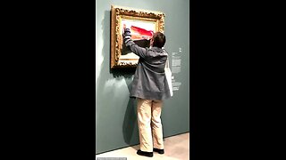Environmental activist recently defaced a painting by Claude Monet at Orsay Museum in Paris