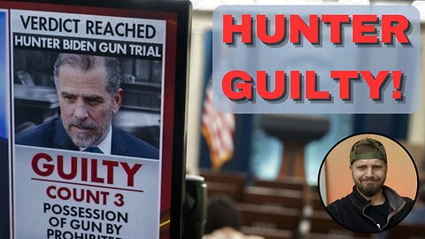 Hunter Convicted On Gun Charges While Joe Biden Speaks At Gun Safety Event