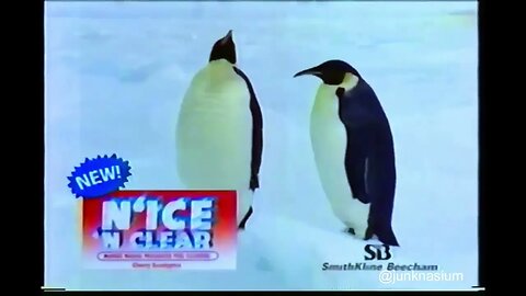 N'ice N Clear Penguins "Coat Your Throat" 1993 Cough Medicine Commercial