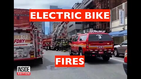 FDNY Major FIRE Incidents - FDNY & The Worlds E Bike FIRE problem