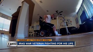Local combat veteran who went AWOL to care for sick wife now in need of medical care