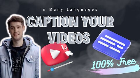 An Amazing App | Now Can Add Captions To Your Videos | In Many Languages | Absolutely Free