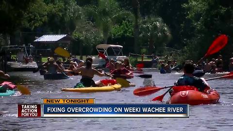 Fixing overcrowding on Weeki Wachee River