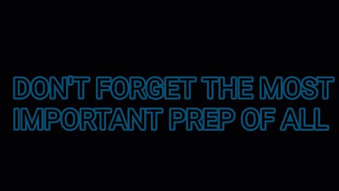 MOST IMPORTANT PREP OF ALL