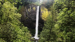 FULL HIKE to ABSOLUTELY GORGEOUS Lower & Upper Latourell Falls! | Columbia River Gorge | Oregon | 4K