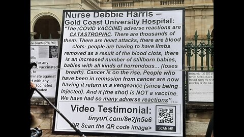 Veteran nurse speaks out. Brisbane, Australia. 31st March 2022.